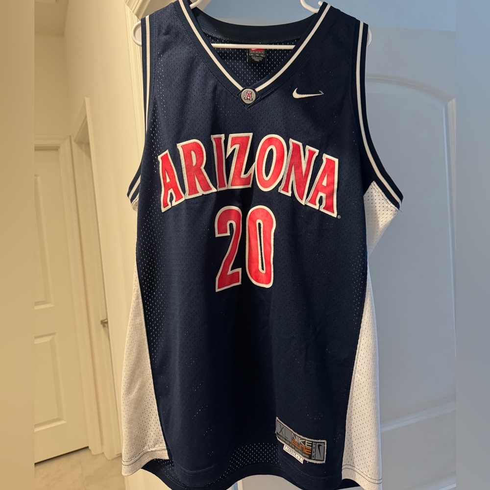 Nike Arizona Wildcats Navy Basketball Jersey Size XL